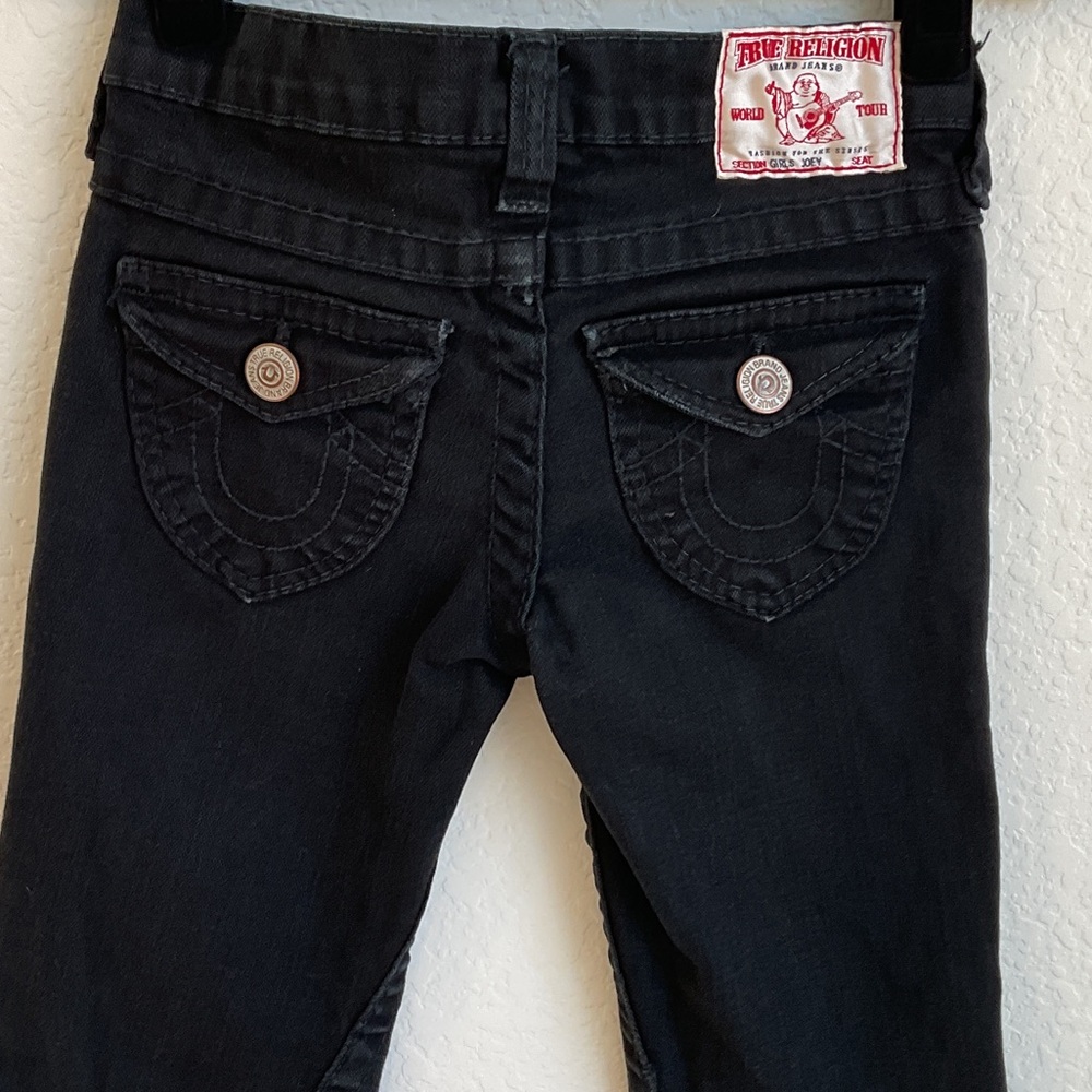 True Religion Kids Black Denim Bottoms